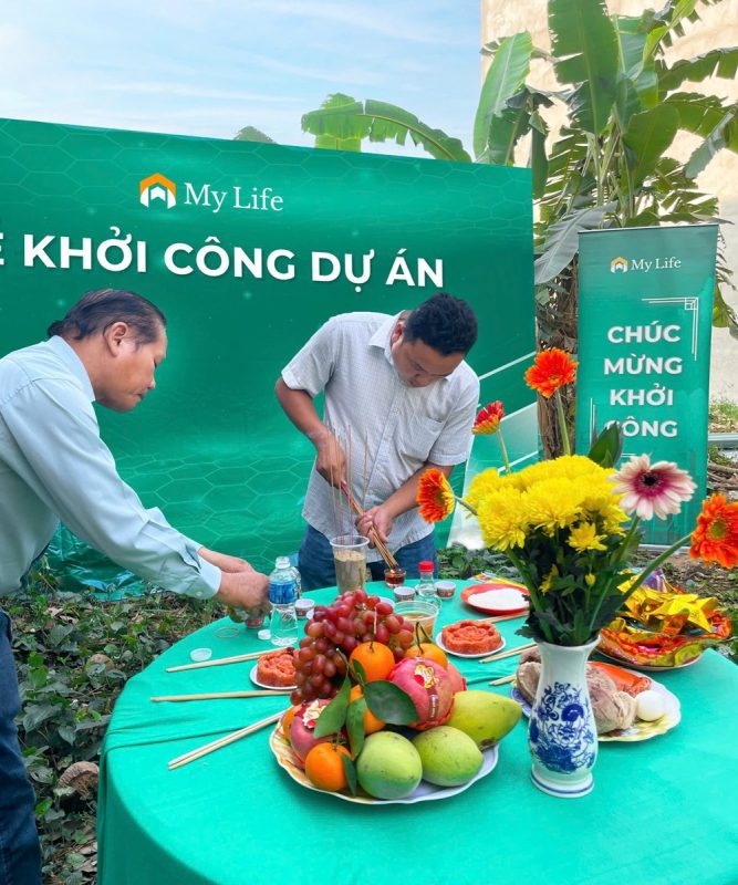 Khởi công động thổ Nhà phố D17