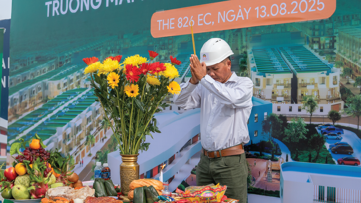 [THE 826 EC] Khởi công trường mầm non Hoa Hồng Nhỏ cơ sở 2