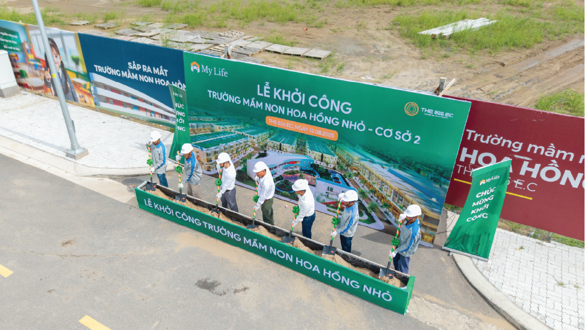 [THE 826 EC] Khởi công trường mầm non Hoa Hồng Nhỏ cơ sở 2